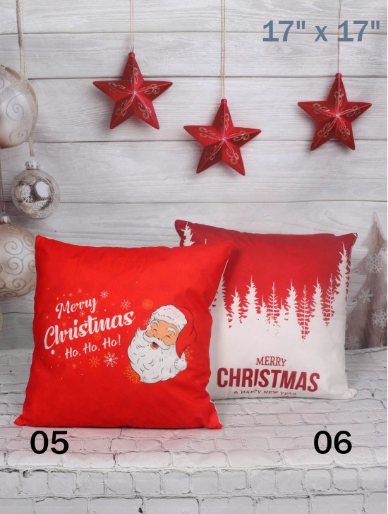 Holiday  Print Cushion Cover